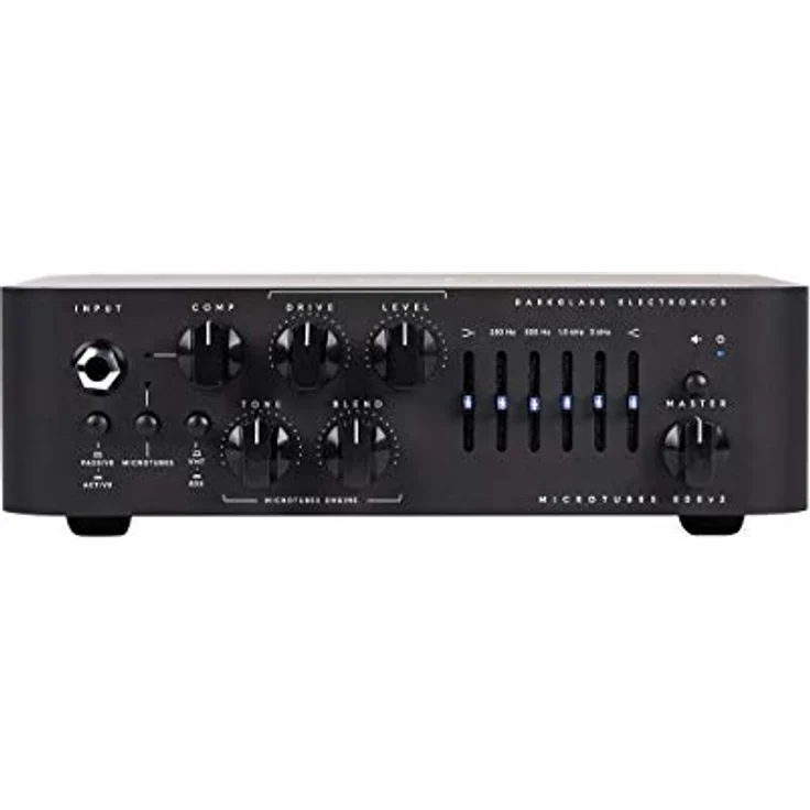 Darkglass Microtubes 500 V2, E-Bass Verstärker Topteil mit 500 Watt Leistung, integriertem Microtubes Verzerrer und 6-Band Grafik-Equalizer – Bild 5