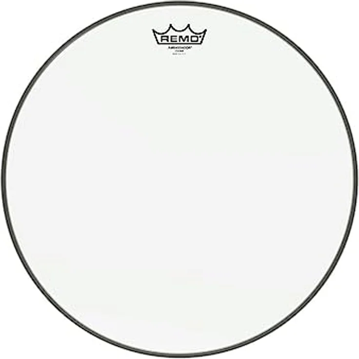 Remo Ambassador Schlagzeugfell, transparent, 16" mit 10-mil Mylar Film, heller resonanter Ton, overtonreich – Bild 2