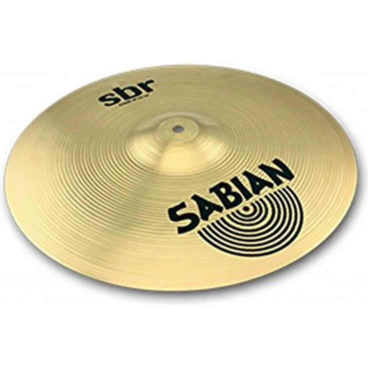 Sabian 16" SBR Crash, schnelles und druckvolles Crash-Becken für Akzente, goldfarben