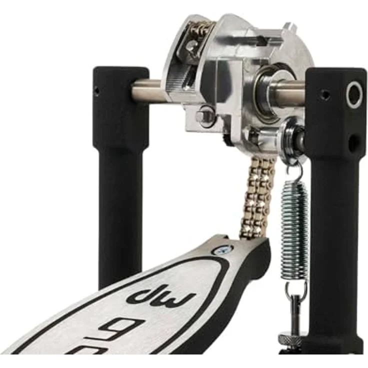 DW 9000, Fußmaschine Single Pedal mit kugelgelagertem Deltascharnier, Tri-Pivot Toe Clamp und freischwingender Federaufhängung – Bild 2