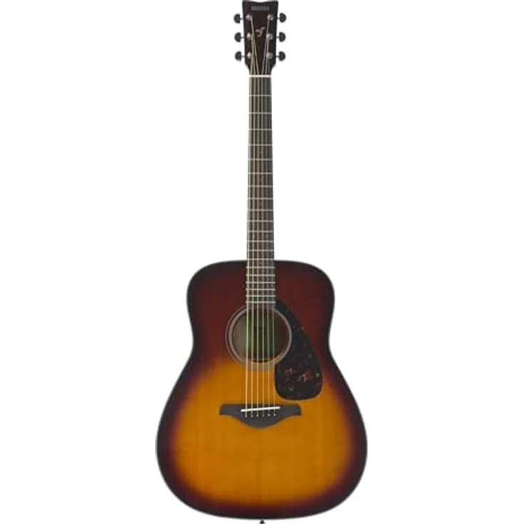 Yamaha FG800, Westerngitarre in Brown Sunburst, akustische Gitarre mit hochwertigem Sound und Scalloped Bracing, ideal für Anfänger und Jugendliche, 4/4 Größe aus Holz – Bild 1