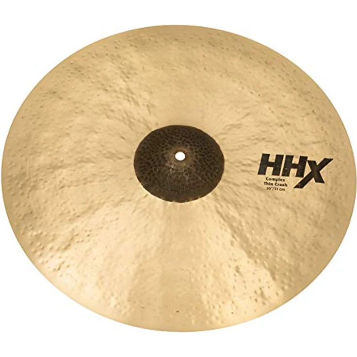 Sabian 20" HHX Complex Thin Crash, B20 Bronze Schlagzeugbecken mit gehämmerter Glocke und warmem Sound – Bild 2