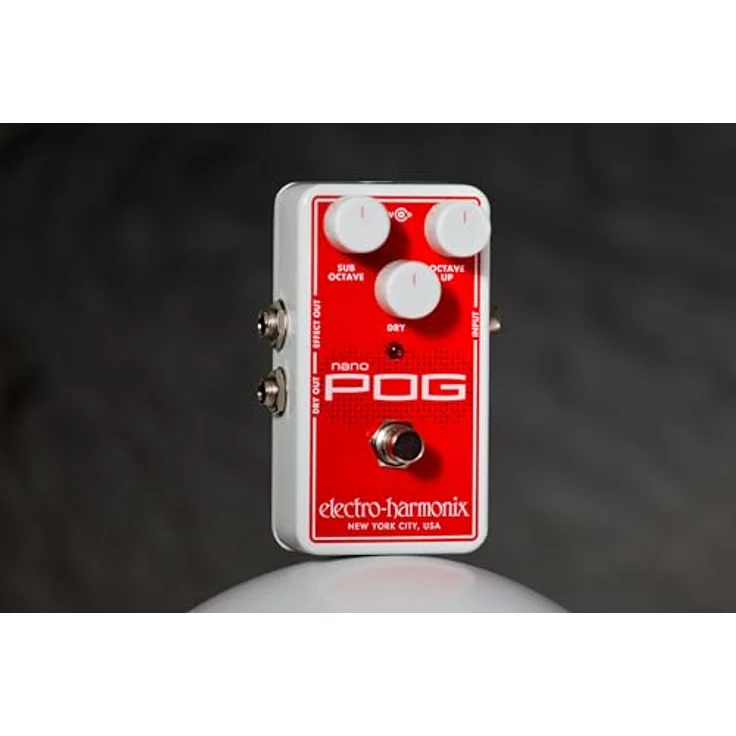 Electro Harmonix Nano POG, Polyphonic Octave Generator Effektpedal mit kompaktem Design und umfangreichen Klangmöglichkeiten – Bild 4