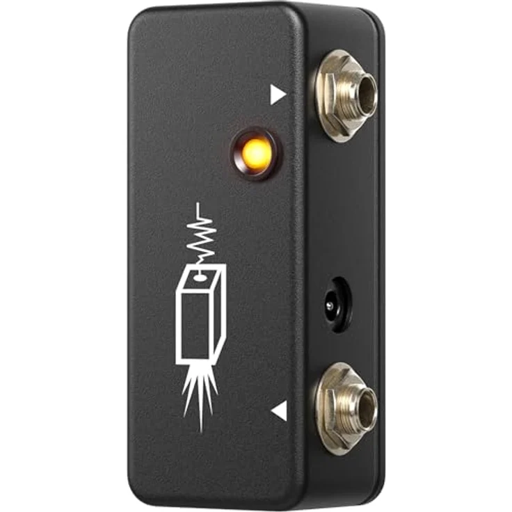 JHS Pedals Little Black Buffer, Gitarren-Sound Buffer zur neutralisierung von Kabelkapazität, Metallgehäuse, Made in USA – Bild 2