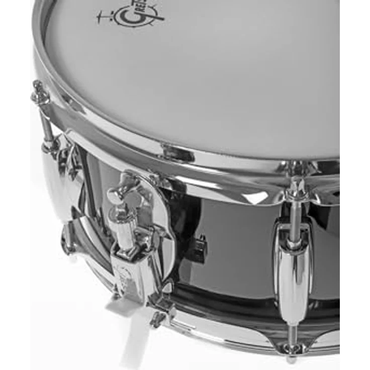 Gretsch Drums 12"x5,5" Mighty Mini Snare, Pappelkessel, chrom Hardware, 1,6 mm Spannreifen, schwarz – Bild 4