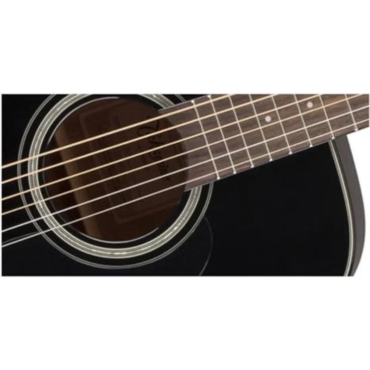 Takamine GD30 B, Dreadnought-Western-Gitarre mit massiver Fichtendecke, Mahagonikorpus, Hochglanz Schwarz – Bild 4