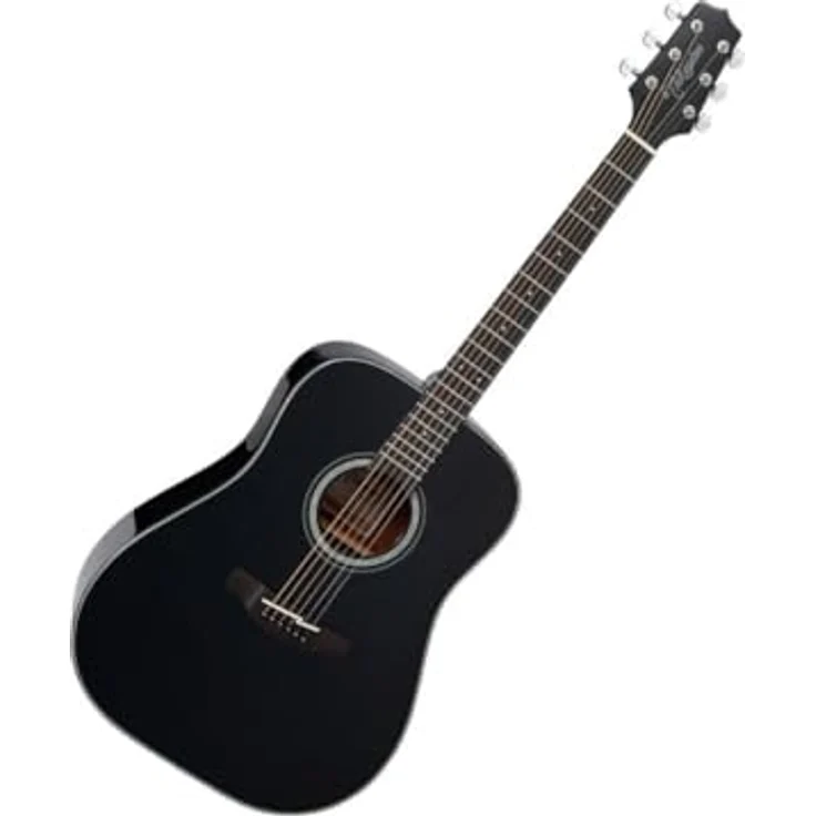 Takamine GD30 B, Dreadnought-Western-Gitarre mit massiver Fichtendecke, Mahagonikorpus, Hochglanz Schwarz – Bild 2