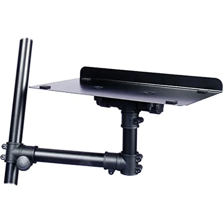 Jaspers Laptop Stand 20B, höhenverstellbare und neigbare Keyboard-Ständer mit Halter für D-, V-, M-, S- und R-Ständer, schwarz – Bild 2