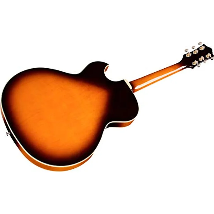 Guild Starfire I SC Antique Burst, Thinline Hollow Body Archtop E-Gitarre mit 2x Humbucker und Coil Splitting, gewölbter Ahornkorpus, Mahagoni-Griffbrett, Antique Burst Finish – Bild 6