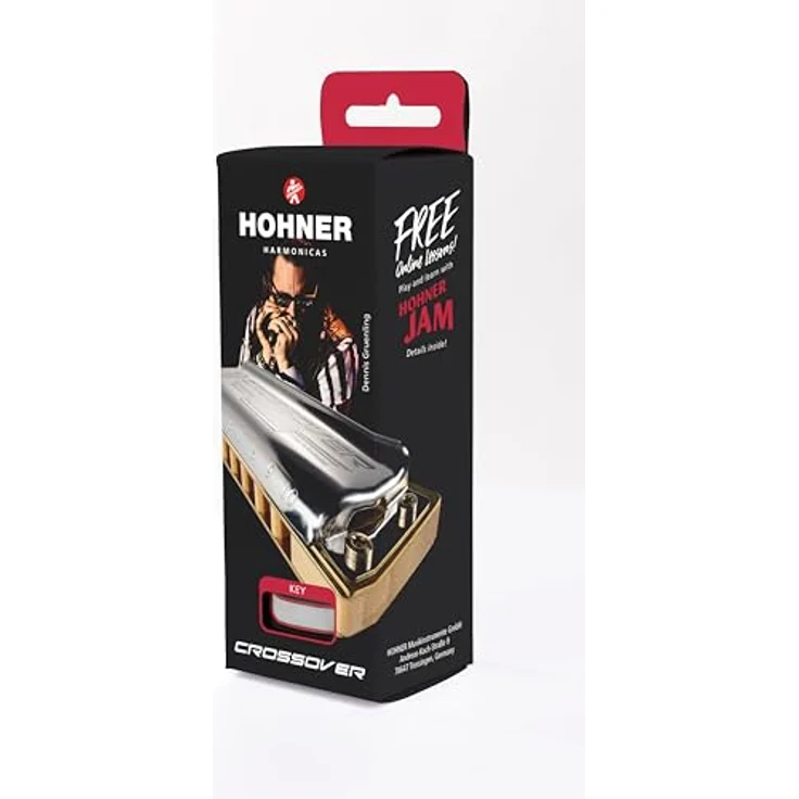Hohner Marine Band Crossover C, Mundharmonika mit 20 Tönen, schichtverleimtem Bambus Kanzellenkörper und Edelstahl Schalldecken – Bild 5