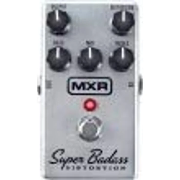 MXR 75 Super Badass Distortion, Analoges Distortion Pedal für E-Gitarre mit Regler für Output, Distortion, Bass, Mitten und Höhen, True Bypass und stabiles Metallgehäuse – Bild 4