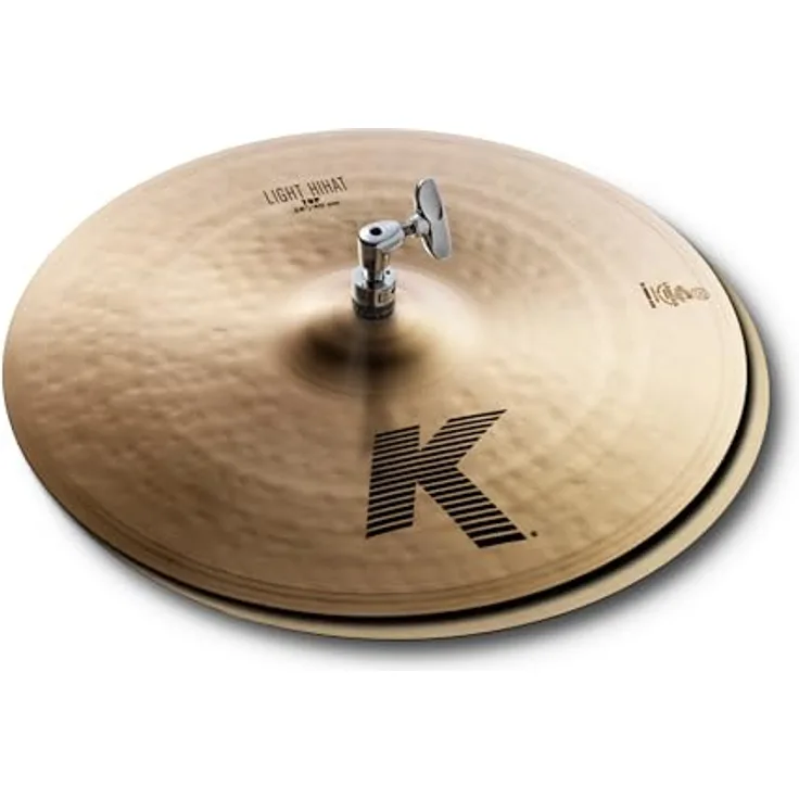 Zildjian K Zildjian Series 16 Zoll Light Hi-Hat Cymbals, Paar mit mittlerem dünnem und mittlerem Gewicht, dunkler Ton