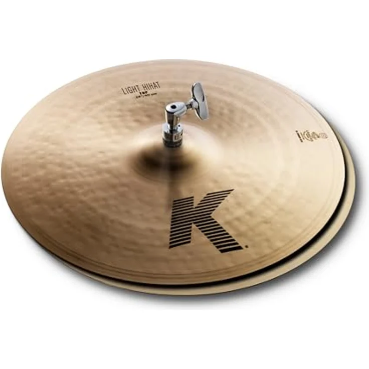 Zildjian K Zildjian Series 16 Zoll Light Hi-Hat Cymbals, Paar mit mittlerem dünnem und mittlerem Gewicht, dunkler Ton – Bild 1