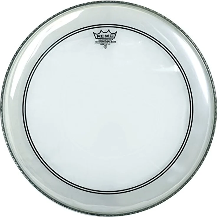 Remo 18" Powerstroke 3 Clear, Bass Drum Fell mit Falam Schutz und optimaler Soundkontrolle – Bild 1