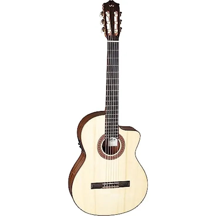 Cordoba C5 CE Spruce Iberia, Konzertgitarre elektrisch mit Fishman Presys Pickup, Cutaway, massive Engelmann Fichtendecke, Mahagoni furniert, natur