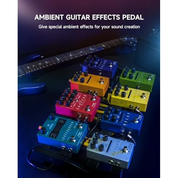 Flamma FS22 Delay & Reverb, Stereo-Delay- & Reverb-Pedal mit Tap-Tempo und Freeze-Funktion – Bild 6