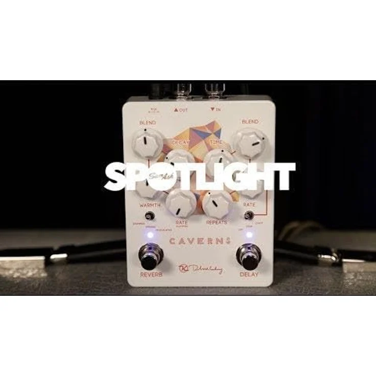 Keeley Caverns Delay Reverb V2, Delay/Reverb Effekt Pedal mit 3 Reverb Modi und 3 Delay Zeit Modulations Modi, Made in USA – Bild 3
