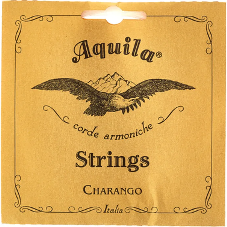 Aquila 1CH Nylgut Charango, Saiten für Charango in ee-aa-Ee-cc-gg Stimmung, mittlere Spannung, hohe Stimmstabilität, hergestellt in Italien