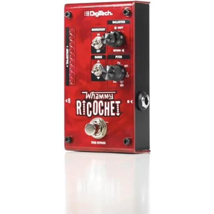 Digitech Pitch Shifter Whammy Ricochet, kompakter Effektpedal mit 7 wählbaren Intervallen und polyphonem Chords Modus – Bild 4