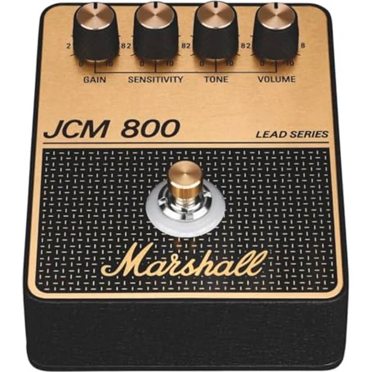 Marshall JCM800 Distortion, Overdrive-Pedal für E-Gitarre mit Gain, Tone, Volume und Sensitivity Reglern, kompakte Bauform – Bild 1