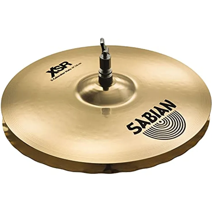 Sabian 14" XSR X-Celerator Hi-Hat, B20 Bronze, brillanter Sound, gewelltes Bottom Becken