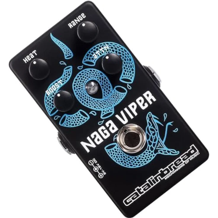 Catalinbread Naga Viper Treble Booster MKII, Gitarren-Effektgerät mit aktualisierter Schaltung, Dämpfungsregler und höherem Gain, True Bypass – Bild 4