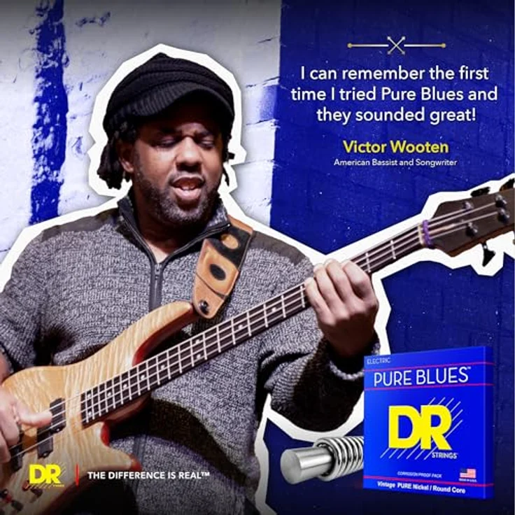 DR Strings Pure Blues (PHR-9) – E-Gitarrensaiten, Pure Nickel, Round Core, Light 9-42, handgefertigt in den USA, Vintage-Ton und flexibles Spielgefühl – Bild 5