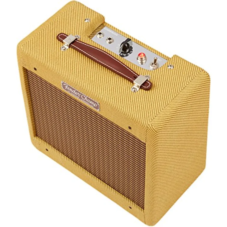 Fender 57 Custom Champ, E-Gitarren-Combo mit Vollröhrenverstärkung, 5 Watt, Tweed Finish, inkl. Schutzhülle – Bild 5