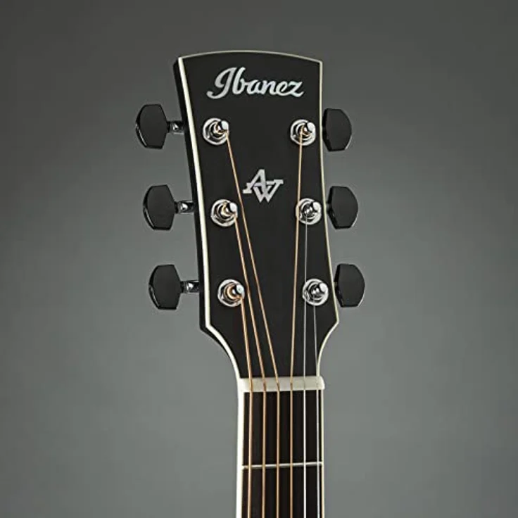 Ibanez AW84CE-WK Artwood, Westerngitarre mit Cutaway, massiver Okume Decke, Fishman Pickup, Weathered Black – Bild 4