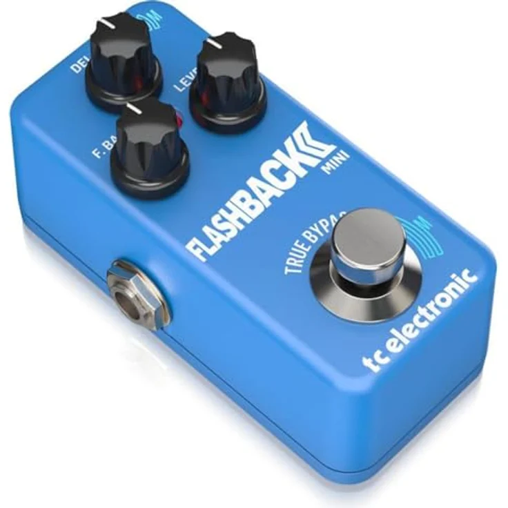 TC Electronic FLASHBACK 2 MINI DELAY, ultrakompaktes Delay-Pedal mit MASH-Fußschalter, neuen Band- und Analogalgorithmen, schwarz – Bild 2