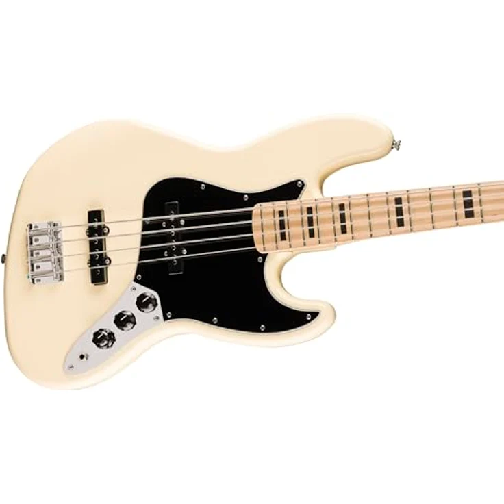 Fender Squier Affinity Active Jazz Bass, 4-Saiter E-Bass in Olympic White mit ausgewogener Verarbeitung – Bild 3