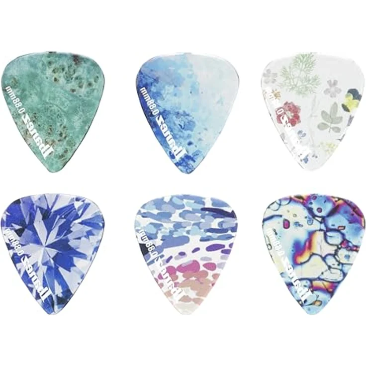 Ibanez PCP14MH-C1 Kaleido Picks, Set mit 6 Copolyester Plektren, Stärke 0,88 mm, made in Japan – Bild 3
