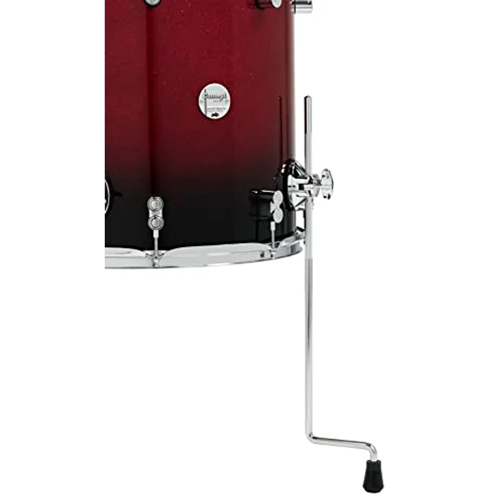 DW PDP CM7 Concept Maple, Schlagzeug-Set in Red to Black Sparkle Fade, 7-lagiges Ahornholz, Rock Version mit 22"x18" Bass Drum – Bild 5