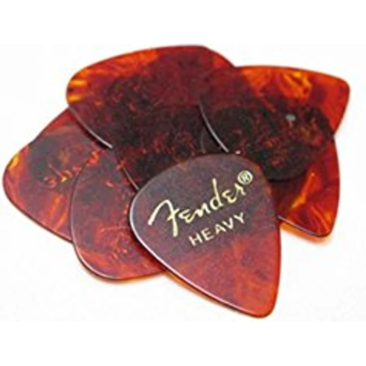 Fender Classic Celluloid Pick Set H, Heavy Plektren in klassischer 351 Form, Set mit 144 Picks – Bild 2