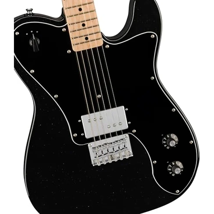 Fender Squier Paranormal Esquire Deluxe E-Gitarre, Metallic Black mit sorgfältiger Verarbeitung und ausgewählten Materialien – Bild 4