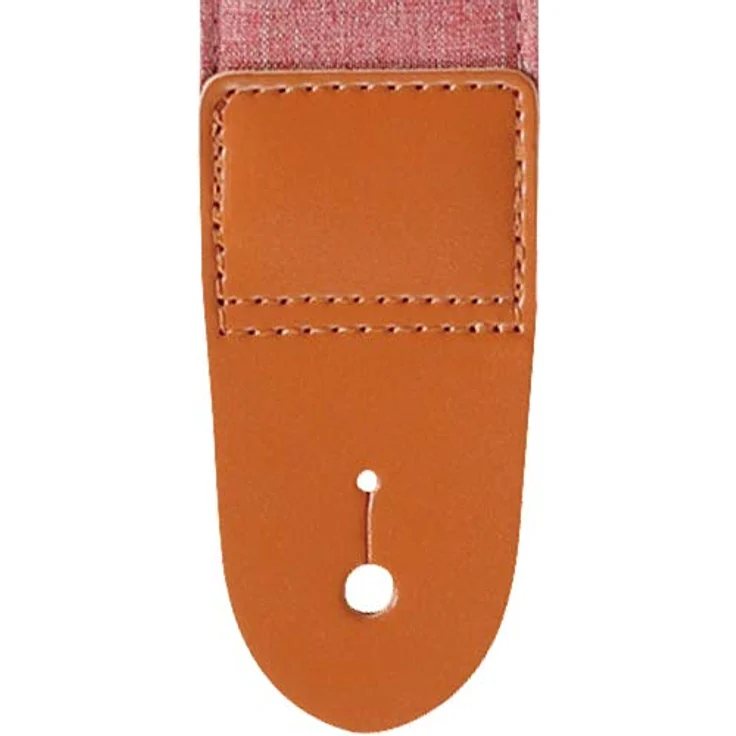 Ibanez DCS50D-RD Designer Strap, Gitarrengurt in Rot mit verstellbarer Länge bis 1700 mm und sicheren Lederenden – Bild 4