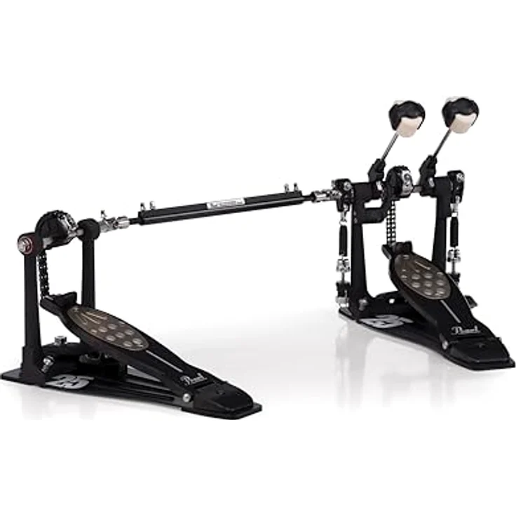 Pearl P-2052C/B Eliminator Doppelfußmaschine, limitierte 25th Anniversary Edition in schwarz mit goldener Traction Plate, Kettenantrieb und austauschbaren Cams – Bild 2