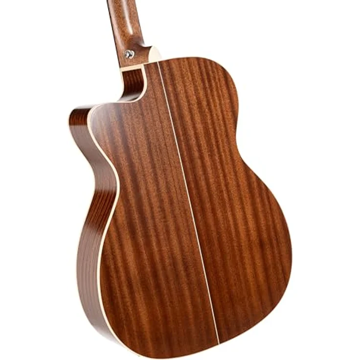 Cort Essence OC 4 Natural, Westerngitarre mit massiver torrifizierter Sitka-Fichtendecke, Mahagoni Korpus und Fishman Presys VT System, Natur – Bild 16