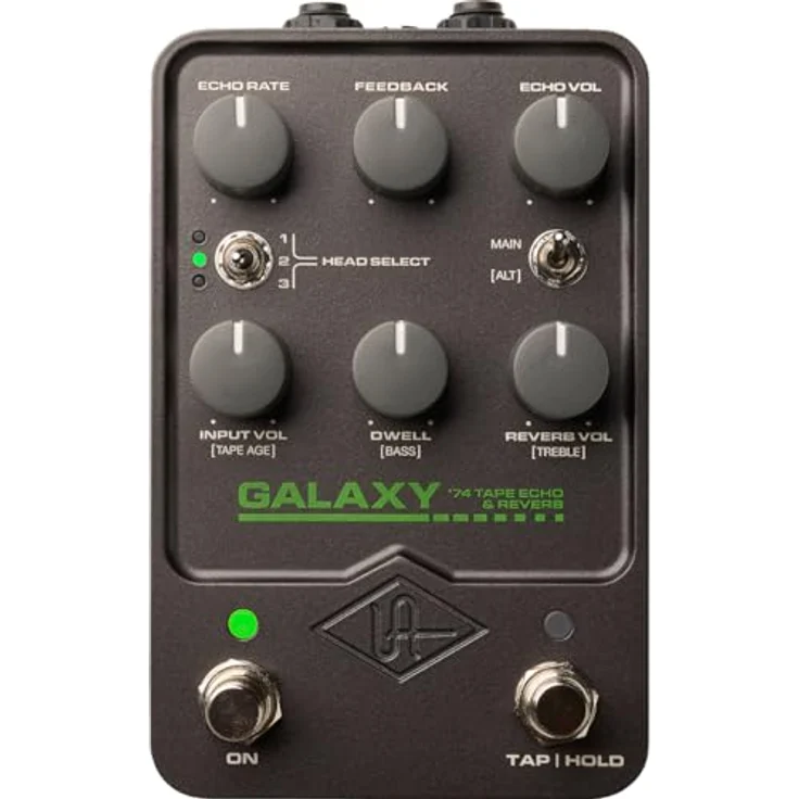 Universal Audio UAFX Galaxy '74 Tape Echo Rev., Stereo-Gitarrenpedal mit Multi-Head Tape Delay und echtem Federhall – Bild 1