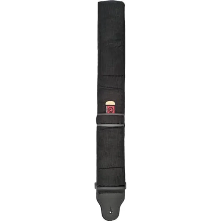 Daddario 74T000 Gitarrengurt, 75mm breit, hochwertiges Nylon mit Schulterauflage, schwarz – Bild 4