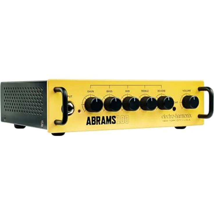Electro Harmonix Abrams100, E-Gitarren-Topteil, 100 Watt, kompaktes Gehäuse, Reverb-Effekt, leicht, 1,1 kg
