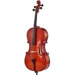 Roth & Junius RJC Cello Set 3/4, vollmassives Cello mit Fichtendecke und Ahornboden, inkl. Tasche und Holzbogen, spielfertig gemacht in Deutschland