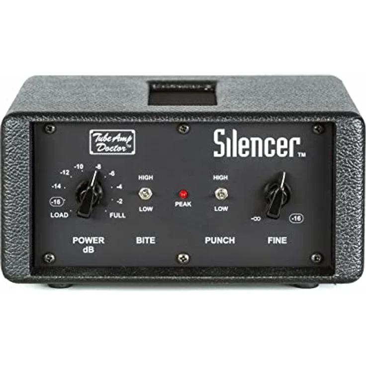 TAD Silencer 16 Ohms Black, Power Attenuator mit BITE und PUNCH Boost, regelbarem LINE-Out, made in Germany, schwarz – Bild 1