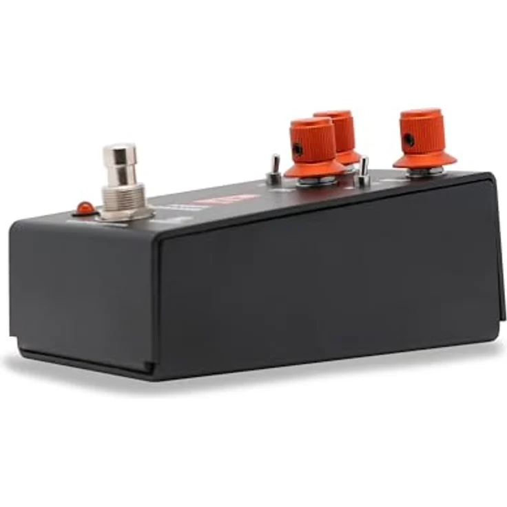 Keeley Angry Orange Distortion & Fuzz, 4-in-1 Effektpedal mit True Bypass, Drive und Tone Control, Aluminiumgehäuse – Bild 3