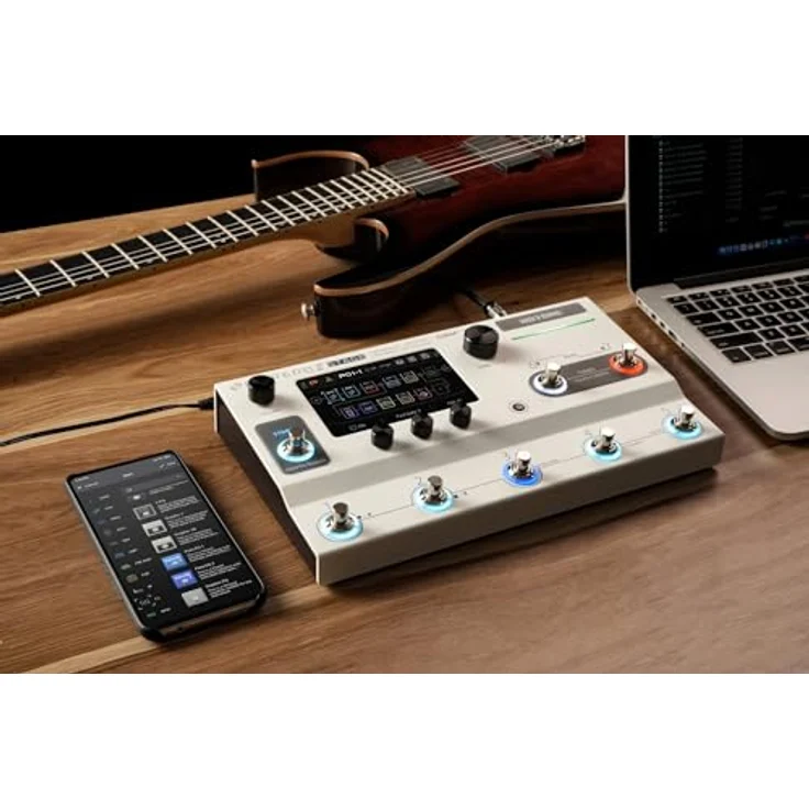 Hotone Ampero II Stage, Gitarren-Multieffekte Effektpedal mit 5" Touchscreen, 12 Effekten gleichzeitig, 90 Amp Models und integriertem Looper – Bild 8