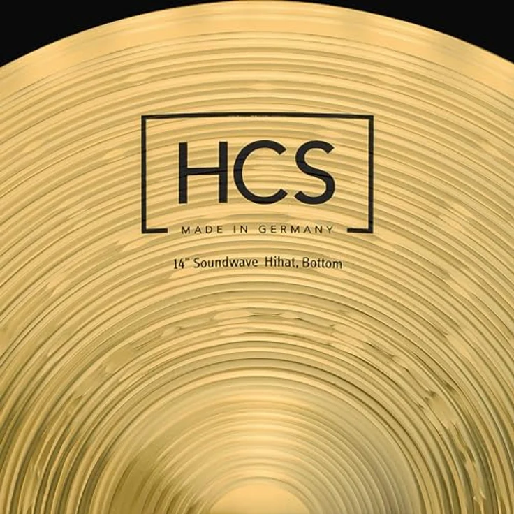Meinl 14" HCS Soundwave Hi-Hat, Einsteigerbecken aus MS63-Legierung mit warmem, klarem Sound – Bild 7