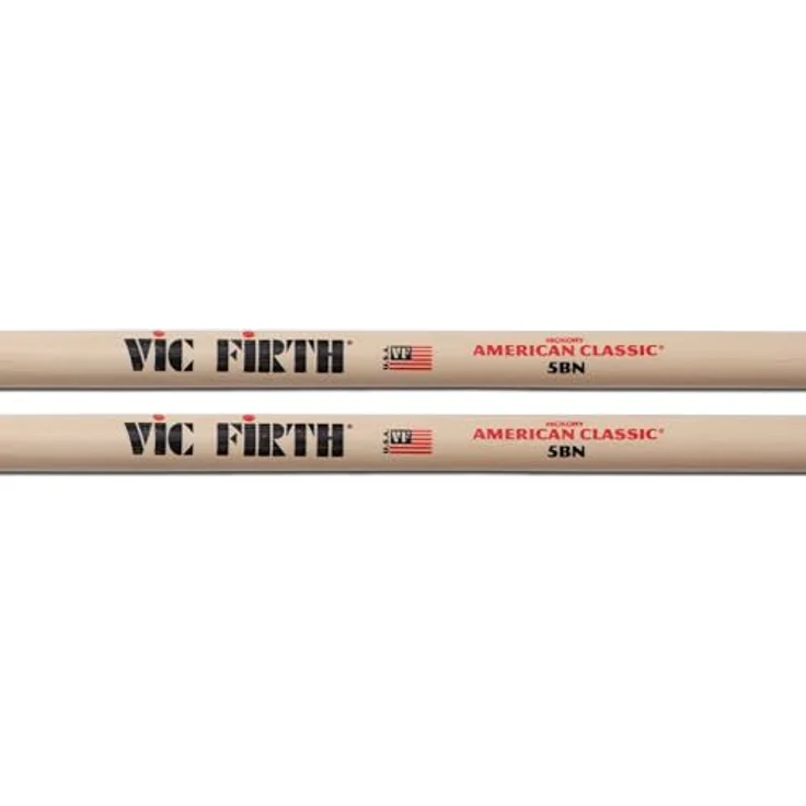 Vic Firth 5BN American Classic Hickory, Drumsticks mit Nylonkopf, ideal für Rock, 406mm Länge, 15,1mm Durchmesser – Bild 4