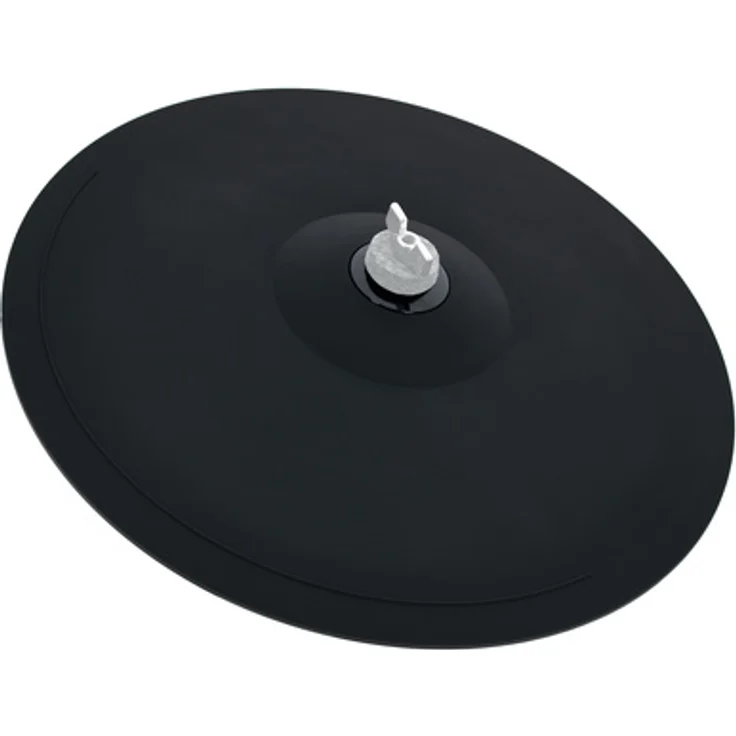 Millenium CC-15 15" Crash Cymbal Pad, Zwei-Zonen Pad mit Abstoppfunktion, schwarz