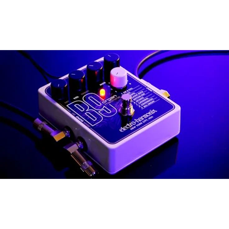 Electro Harmonix B9 Organ Machine, Gitarren Effektpedal mit 9 Presets und Regler für Dry, Organ, Mod und Click – Bild 3