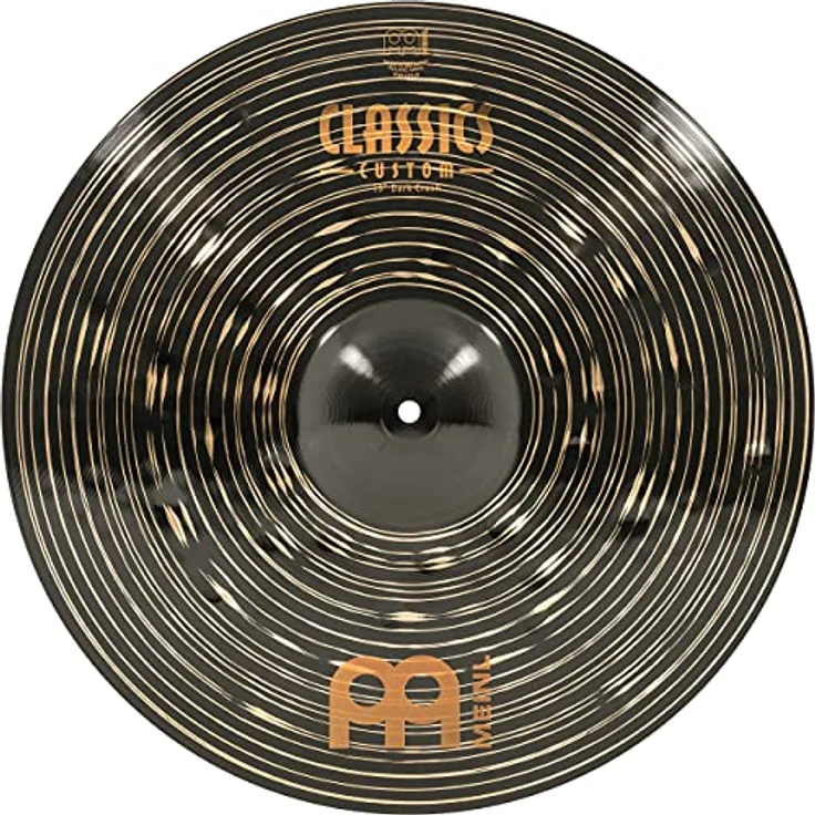 Meinl Cymbals Classics Custom Dark Crash 19 Zoll, B12 Bronze mit dunklem Finish, kräftiger Heavy-Metal-Sound – Bild 1